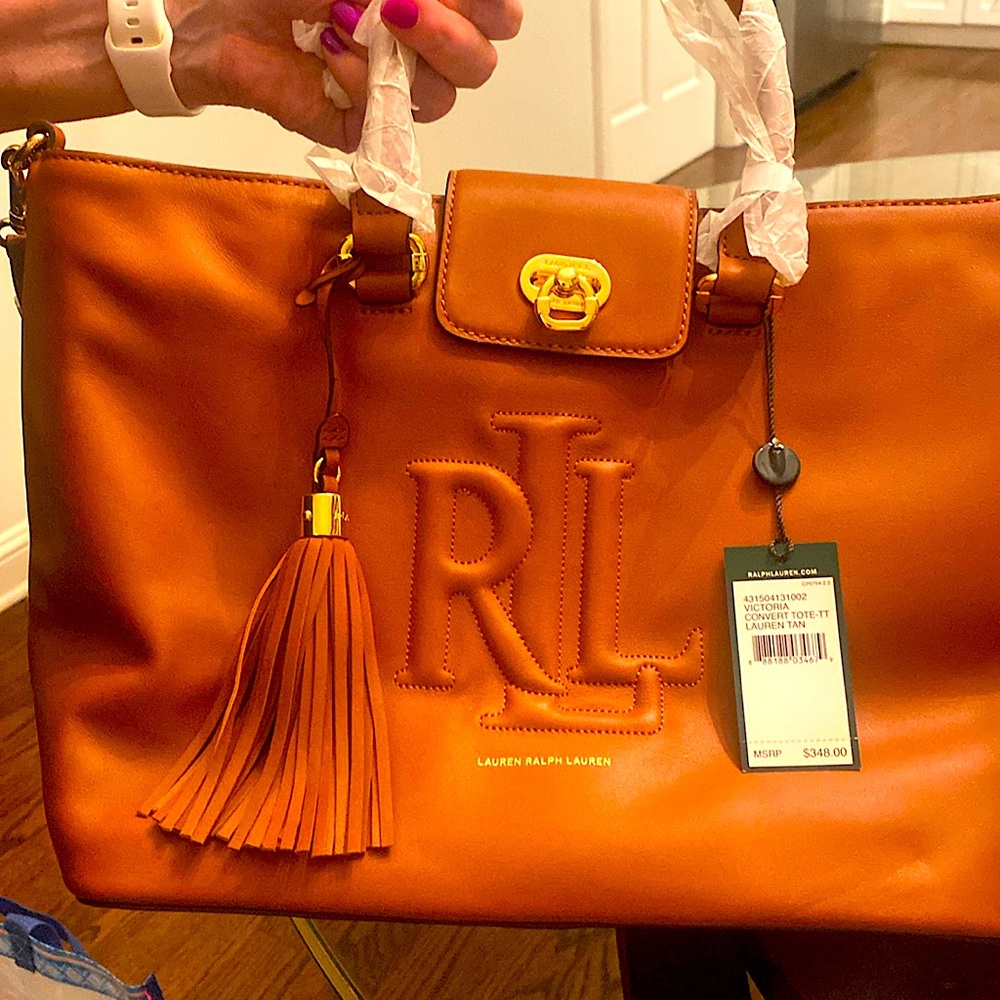 Ralph Lauren Victorian tote-TT Lauren Tsn
